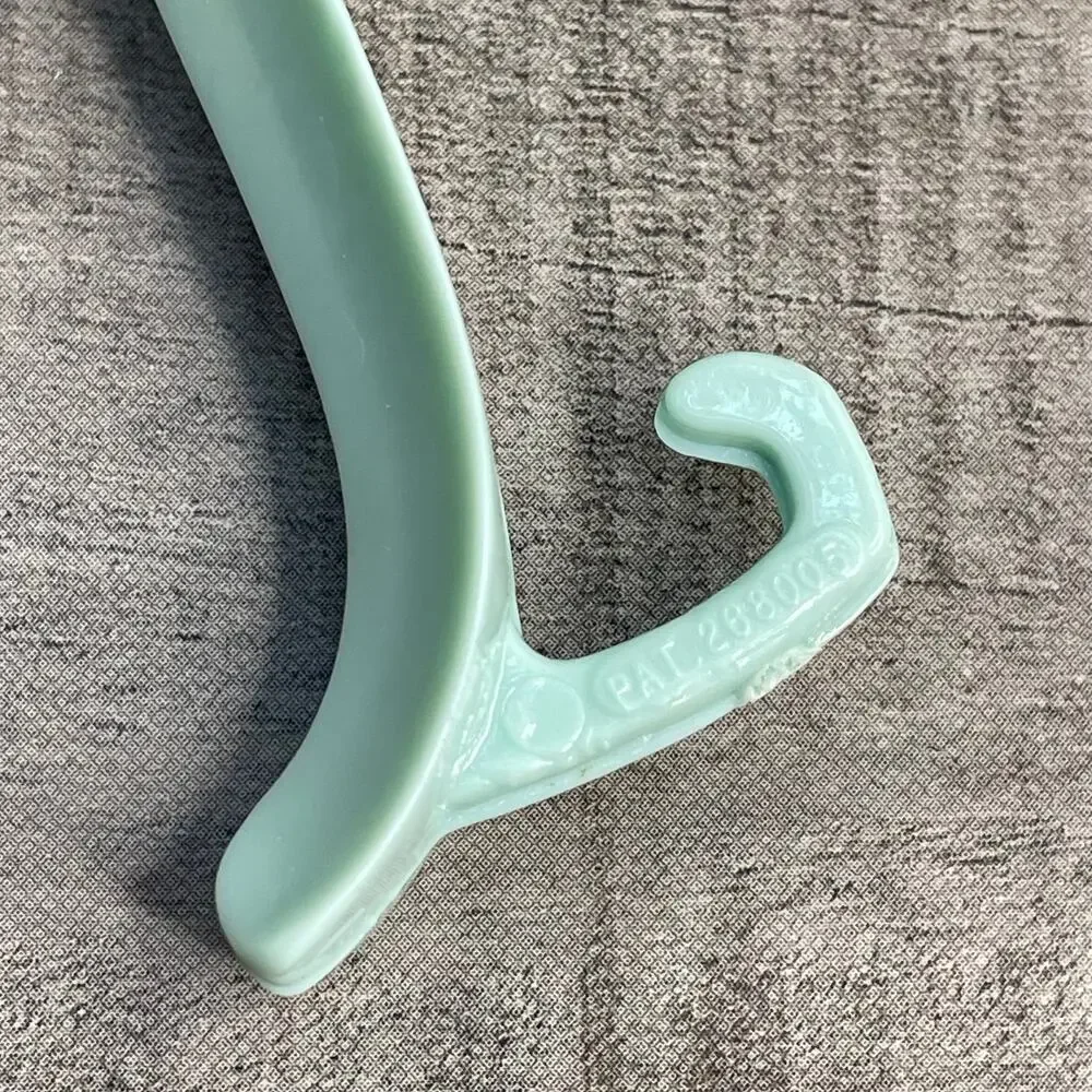 Vintage 50’s HYGIENE Baby Blue Hard Plastic Shower Curtain Hooks Set of 10